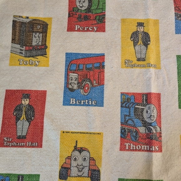 VTG Thomas And Friends Train Engine Blanket twin double - Picture 6 of 7